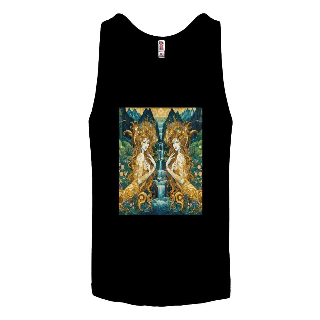 Water Nymphs Cotton Tank Top - Gregg Acini Adoree Designs - Tank Top