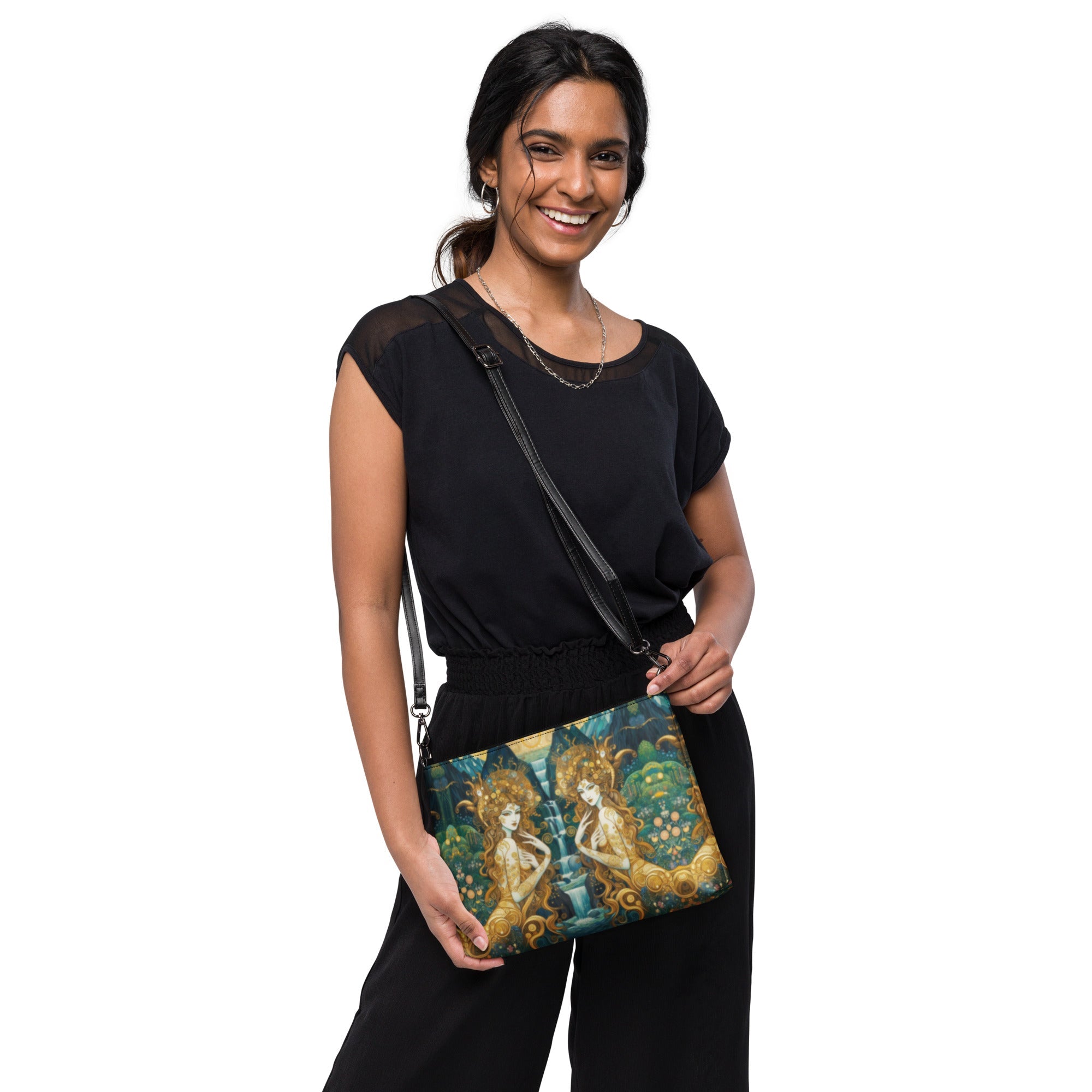 Water Nymphs Crossbody bag - Gregg Acini Adoree Designs - Handbag