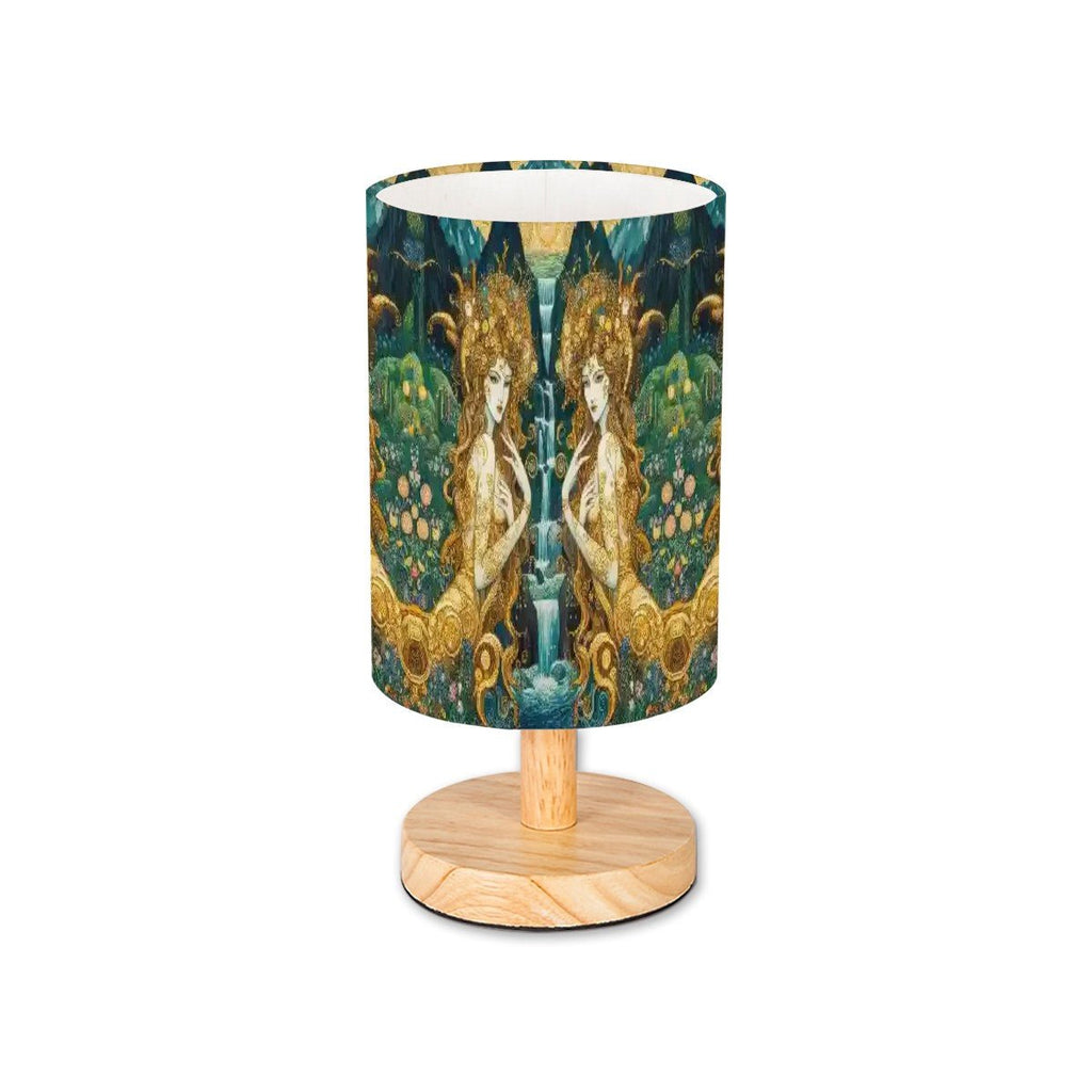 Water Nymphs Cylindrical Table Lamp - Gregg Acini Adoree Designs - Lamp