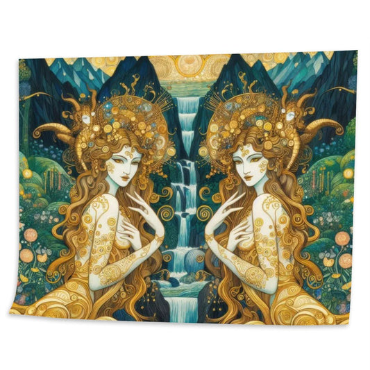 Water Nymphs Frameless Paint by Numbers Kit for Adults (Horizontal) - Gregg Acini Adoree Designs - Paint by Numbers