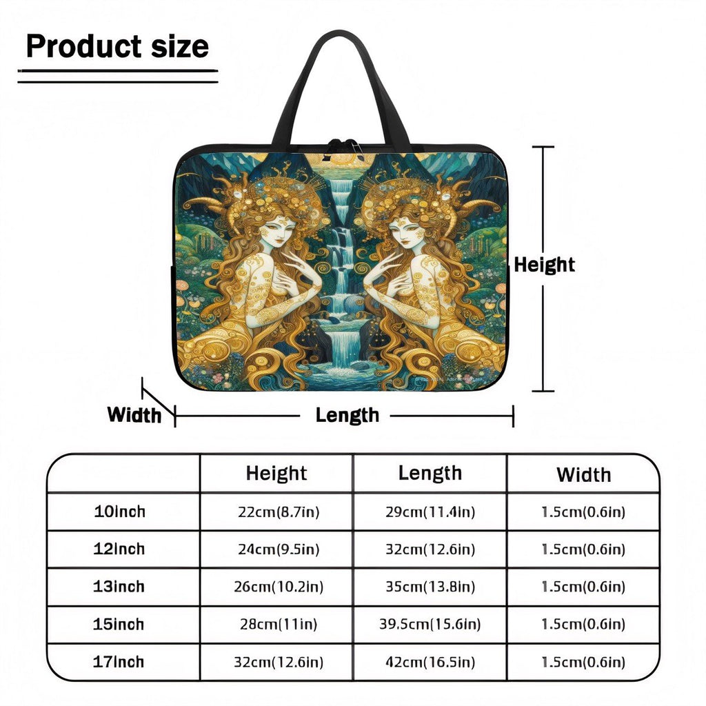 Water Nymphs Laptop Bag - Gregg Acini Adoree Designs - Computer Bag