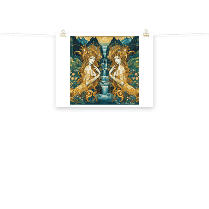 Water Nymphs Poster by Gregg Acini Adoree Designs - Gregg Acini Adoree Designs - Art