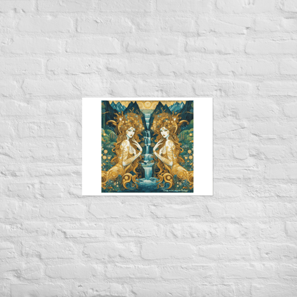 Water Nymphs Poster by Gregg Acini Adoree Designs - Gregg Acini Adoree Designs - Art