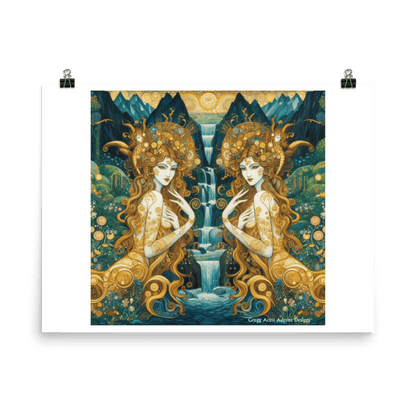 Water Nymphs Poster by Gregg Acini Adoree Designs - Gregg Acini Adoree Designs - Art