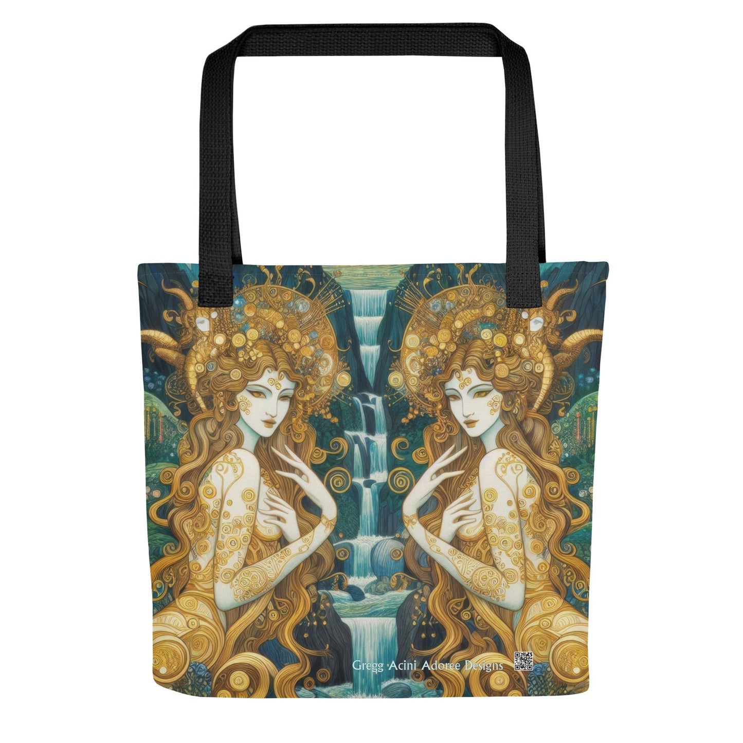 Water Nymphs Tote bag by Gregg Acini Adoree Designs - Gregg Acini Adoree Designs - Tote Bag
