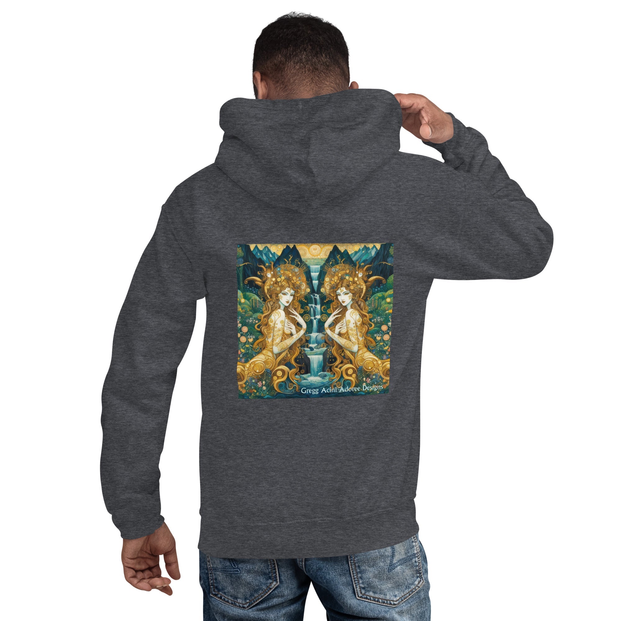 Water Nymphs Unisex Hoodie by Gregg Acini Adoree Designs - Gregg Acini Adoree Designs - Hoodie