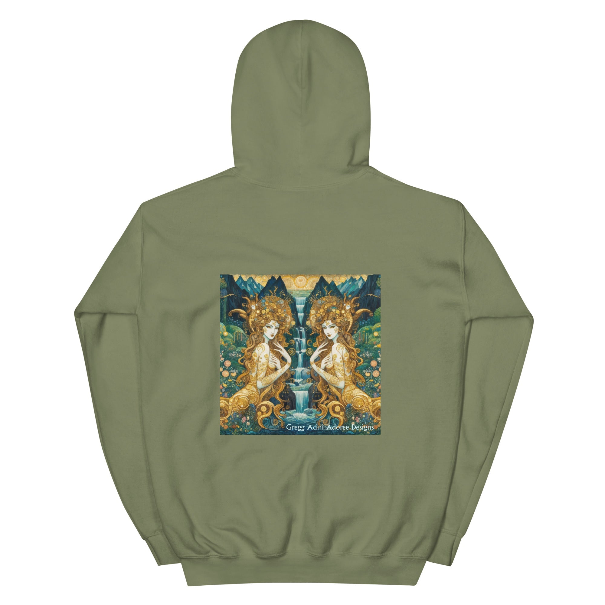 Water Nymphs Unisex Hoodie by Gregg Acini Adoree Designs - Gregg Acini Adoree Designs - Hoodie