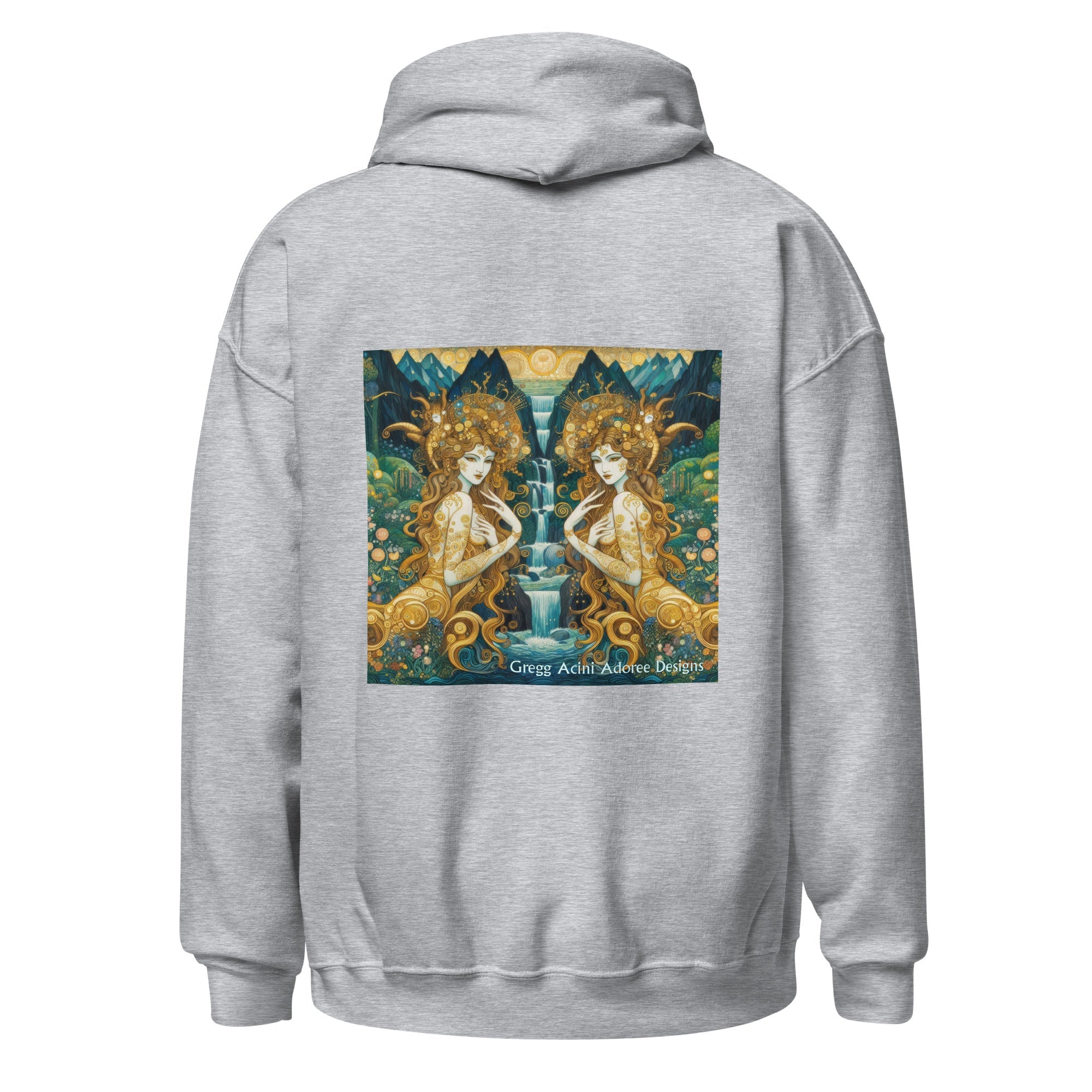 Water Nymphs Unisex Hoodie by Gregg Acini Adoree Designs - Gregg Acini Adoree Designs - Hoodie
