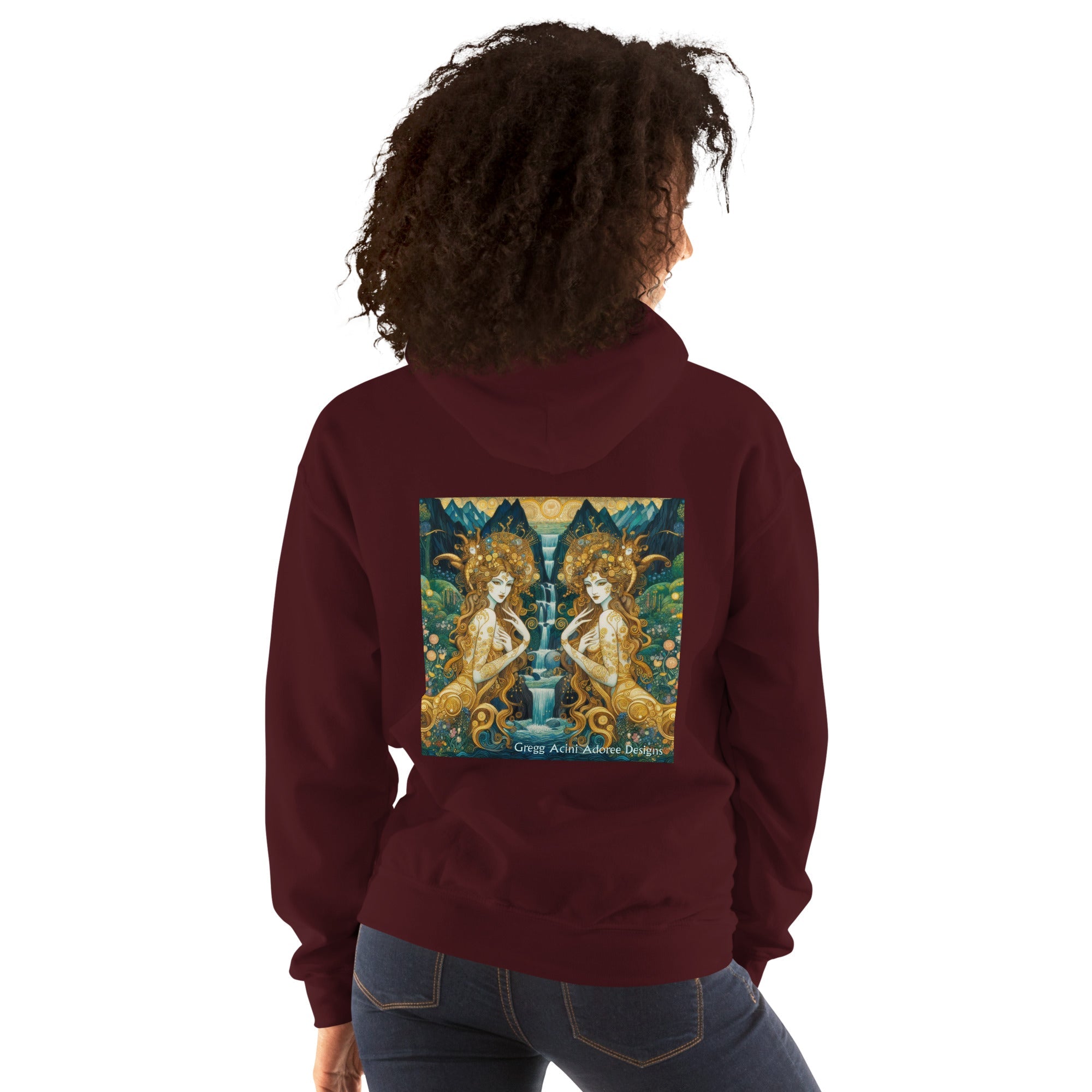 Water Nymphs Unisex Hoodie by Gregg Acini Adoree Designs - Gregg Acini Adoree Designs - Hoodie