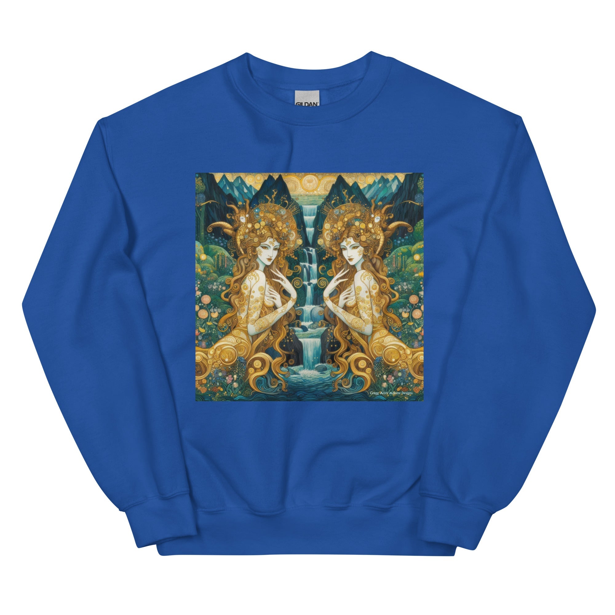 Water Nymphs Unisex Sweatshirt by Gregg Acini Adoree Designs - Gregg Acini Adoree Designs - Sweatshirt
