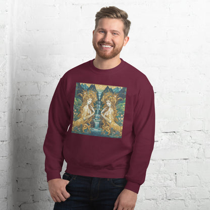 Water Nymphs Unisex Sweatshirt by Gregg Acini Adoree Designs - Gregg Acini Adoree Designs - Sweatshirt