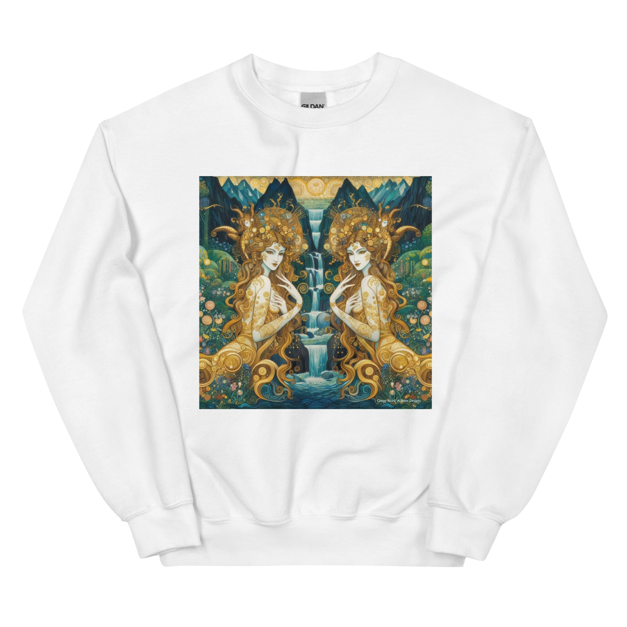 Water Nymphs Unisex Sweatshirt by Gregg Acini Adoree Designs - Gregg Acini Adoree Designs - Sweatshirt