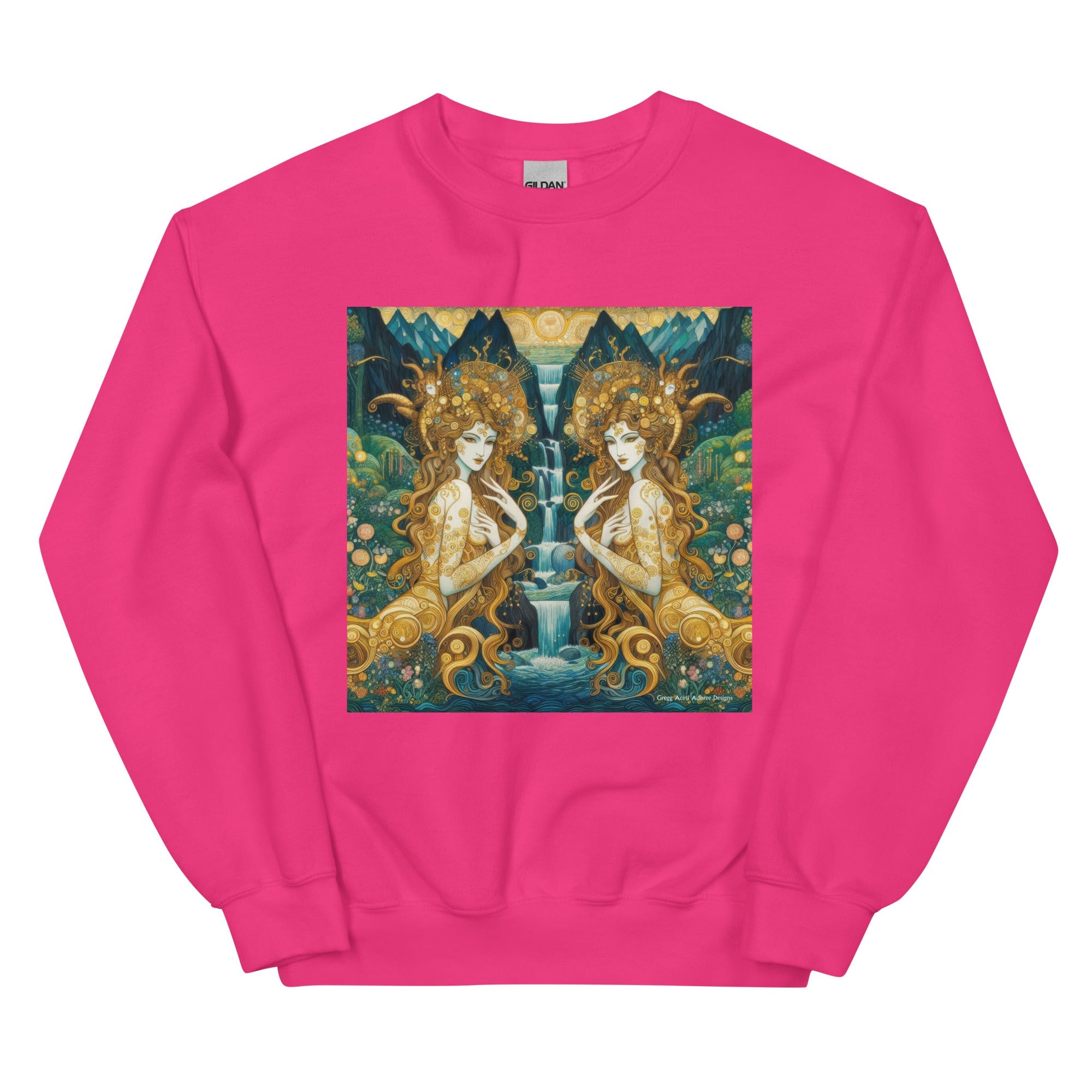 Water Nymphs Unisex Sweatshirt by Gregg Acini Adoree Designs - Gregg Acini Adoree Designs - Sweatshirt