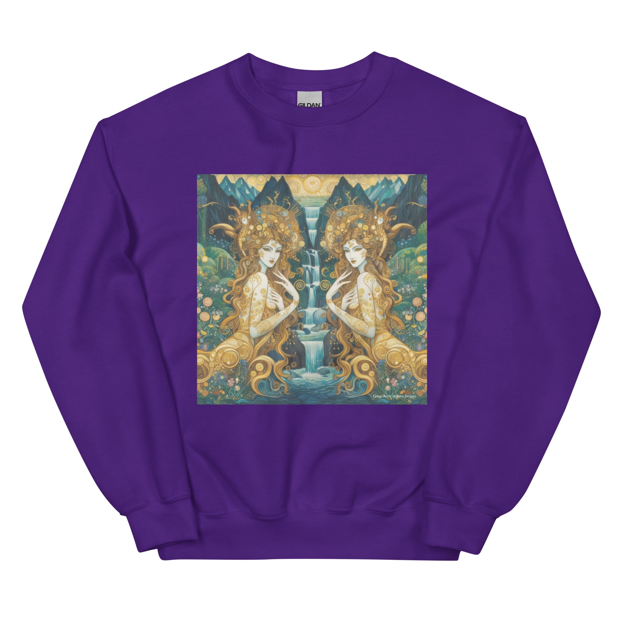 Water Nymphs Unisex Sweatshirt by Gregg Acini Adoree Designs - Gregg Acini Adoree Designs - Sweatshirt