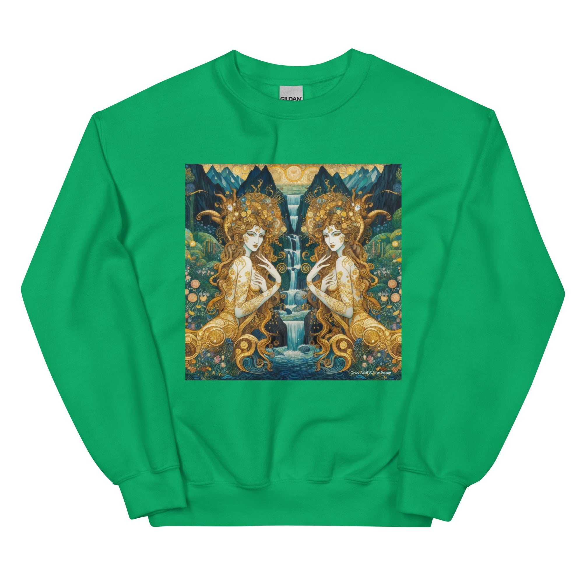 Water Nymphs Unisex Sweatshirt by Gregg Acini Adoree Designs - Gregg Acini Adoree Designs - Sweatshirt