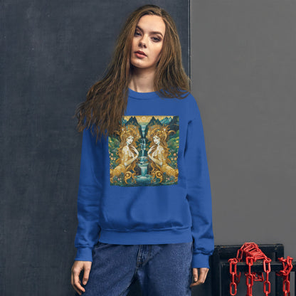 Water Nymphs Unisex Sweatshirt by Gregg Acini Adoree Designs - Gregg Acini Adoree Designs - Sweatshirt
