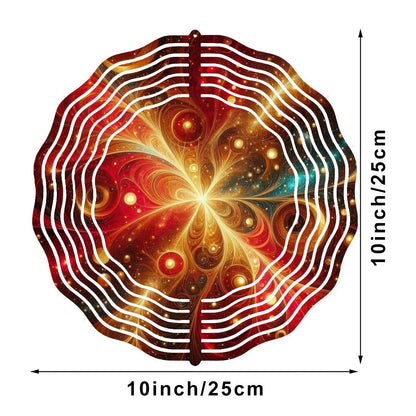 Wind Spinner 3D Metal Hanging Ornament (Made in USA) - Gregg Acini Adoree Designs - Garden Decor