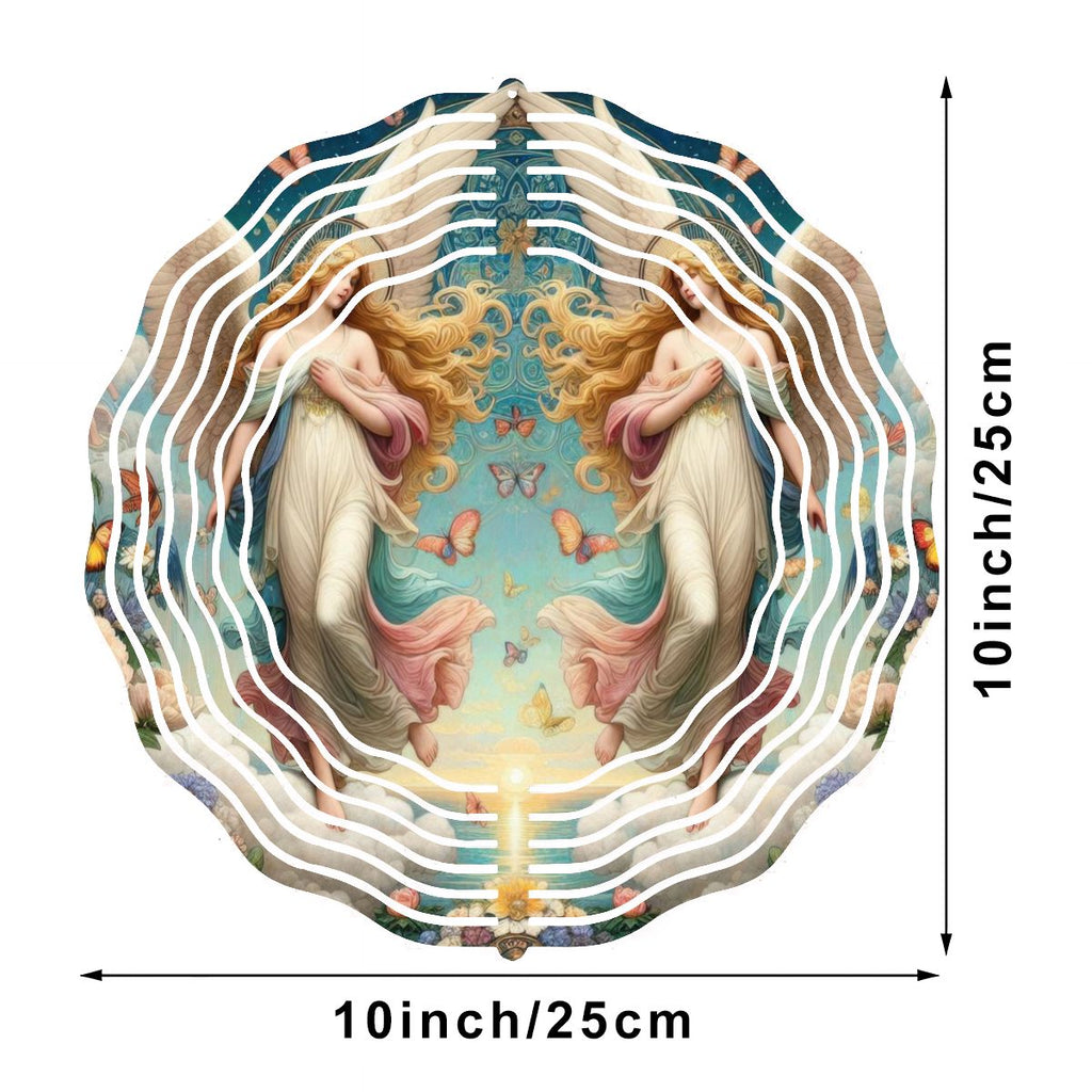 Wind Spinner 3D Metal Hanging Ornament (Made in USA) - Gregg Acini Adoree Designs - Garden Decor