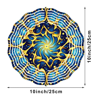 Wind Spinner 3D Metal Hanging Ornament (Made in USA) - Gregg Acini Adoree Designs - Garden Decor