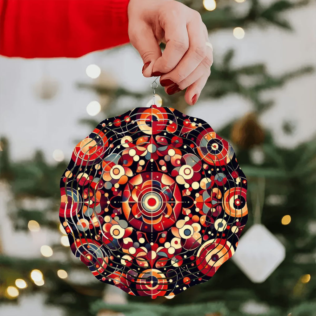 Wind Spinner 3D Metal Hanging Ornament (Made in USA) - Gregg Acini Adoree Designs - Garden Decor