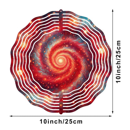 Wind Spinner 3D Metal Hanging Ornament (Made in USA) - Gregg Acini Adoree Designs - Garden Decor