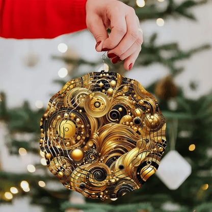 Wind Spinner 3D Metal Hanging Ornament (Made in USA) - Gregg Acini Adoree Designs - Garden Decor