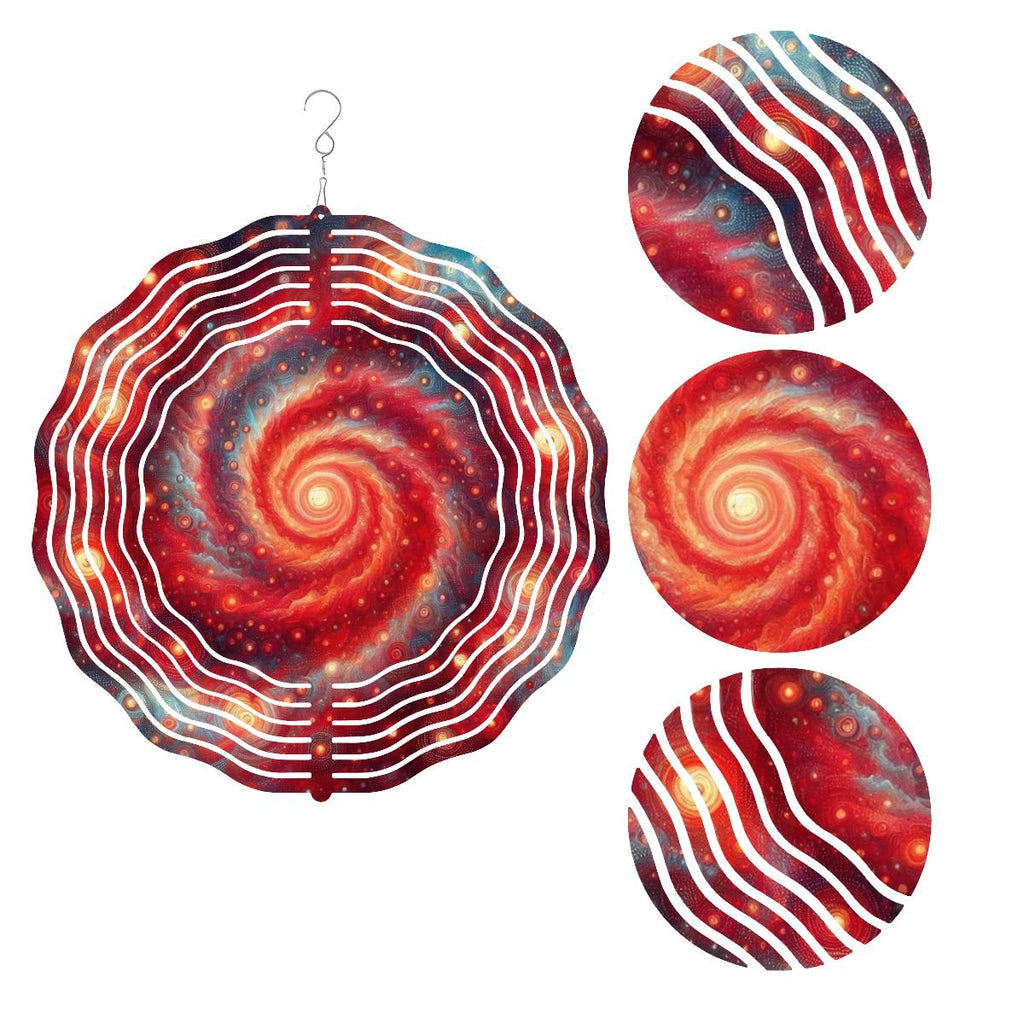 Wind Spinner 3D Metal Hanging Ornament (Made in USA) - Gregg Acini Adoree Designs - Garden Decor