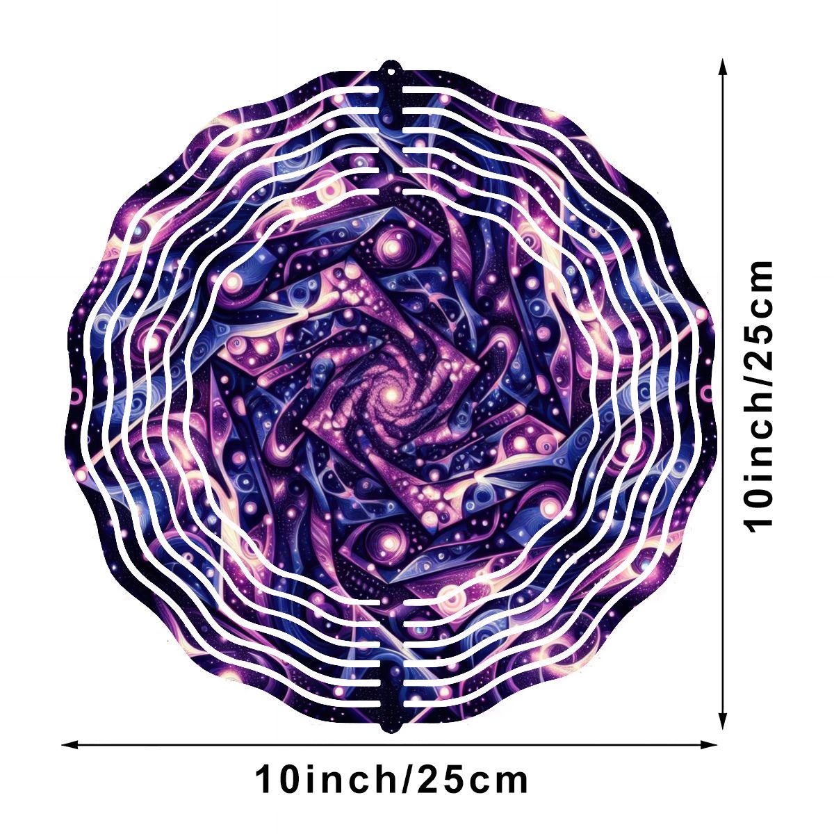 Wind Spinner 3D Metal Hanging Ornament (Made in USA) - Gregg Acini Adoree Designs - Garden Decor