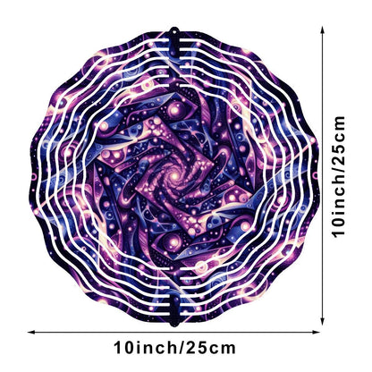 Wind Spinner 3D Metal Hanging Ornament (Made in USA) - Gregg Acini Adoree Designs - Garden Decor