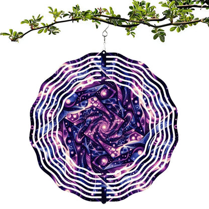 Wind Spinner 3D Metal Hanging Ornament (Made in USA) - Gregg Acini Adoree Designs - Garden Decor