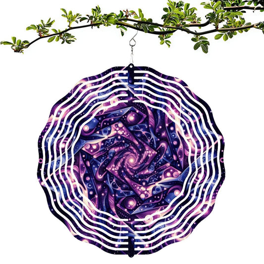 Wind Spinner 3D Metal Hanging Ornament (Made in USA) - Gregg Acini Adoree Designs - Garden Decor