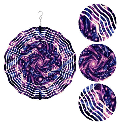 Wind Spinner 3D Metal Hanging Ornament (Made in USA) - Gregg Acini Adoree Designs - Garden Decor
