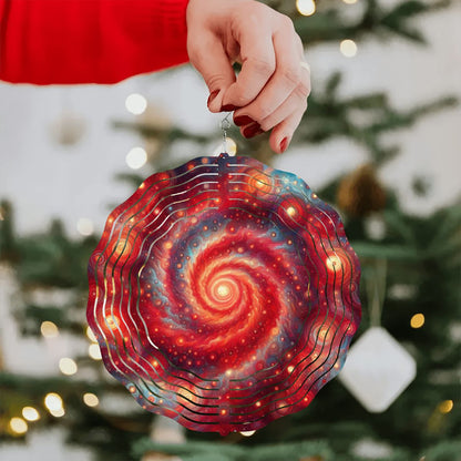 Wind Spinner 3D Metal Hanging Ornament (Made in USA) - Gregg Acini Adoree Designs - Garden Decor