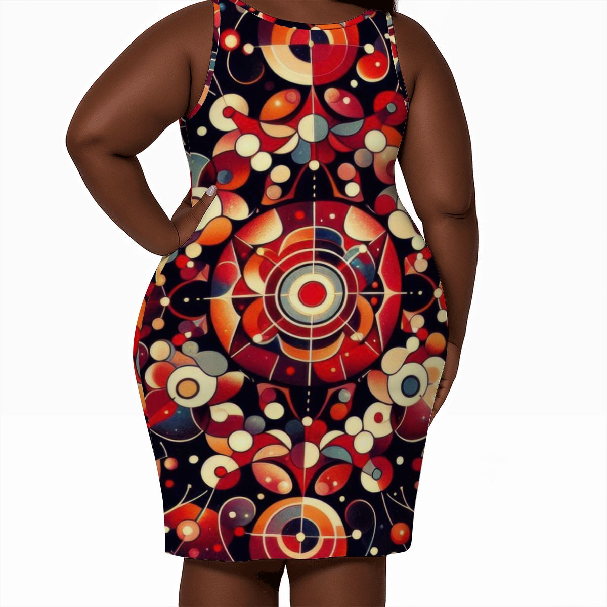 Women's Plus Size Sleeveless Dress - Gregg Acini Adoree Designs - Dress