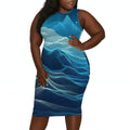 Women's Plus Size Sleeveless Dress - Gregg Acini Adoree Designs - Dress