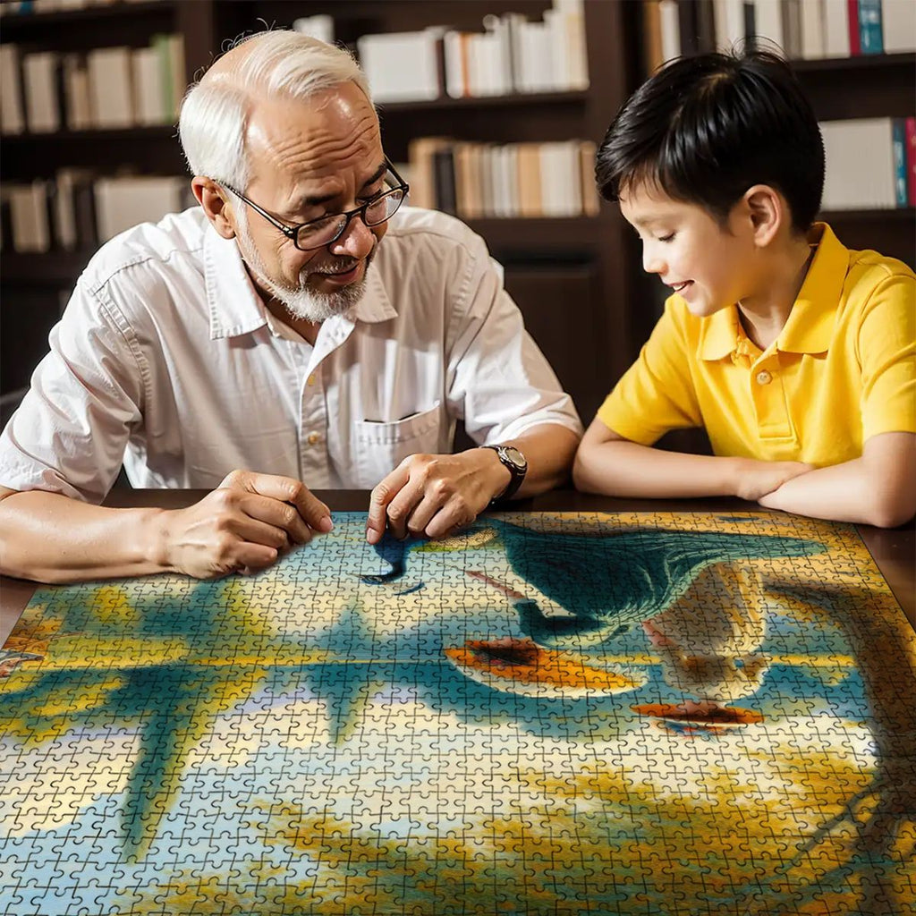 Wooden Jigsaw Puzzles 1000 pcs - Gregg Acini Adoree Designs - Jigsaw Puzzle