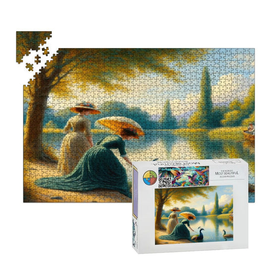 Wooden Jigsaw Puzzles 1000 pcs - Gregg Acini Adoree Designs - Jigsaw Puzzle