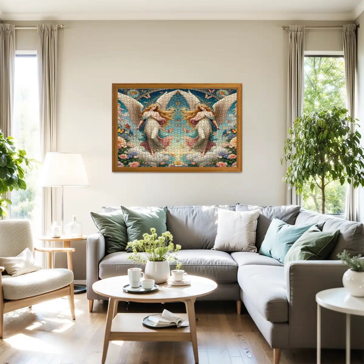 Wooden Jigsaw Puzzles 1000 pcs - Gregg Acini Adoree Designs - Jigsaw Puzzle