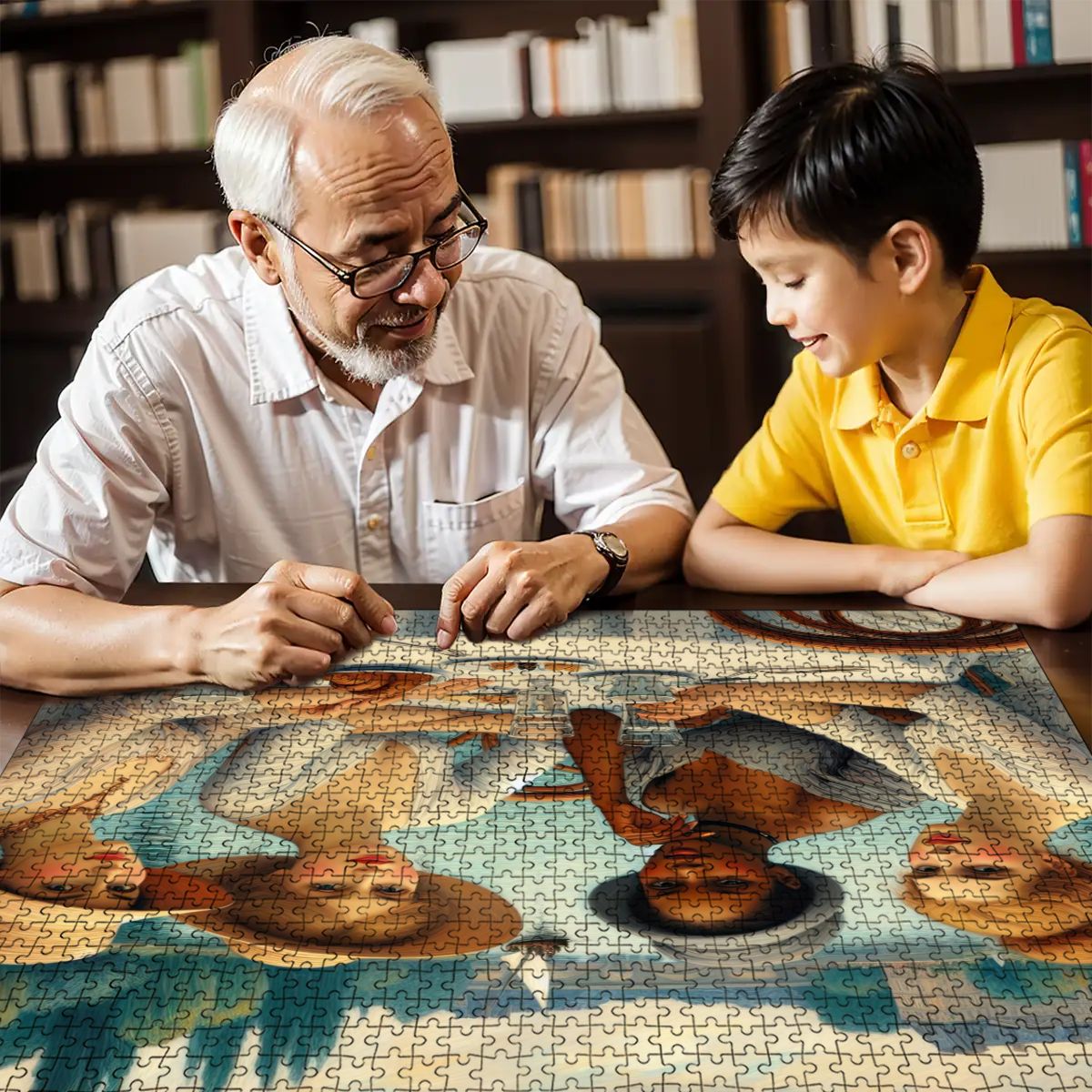 Wooden Jigsaw Puzzles 1000 pcs - Gregg Acini Adoree Designs - Jigsaw Puzzle