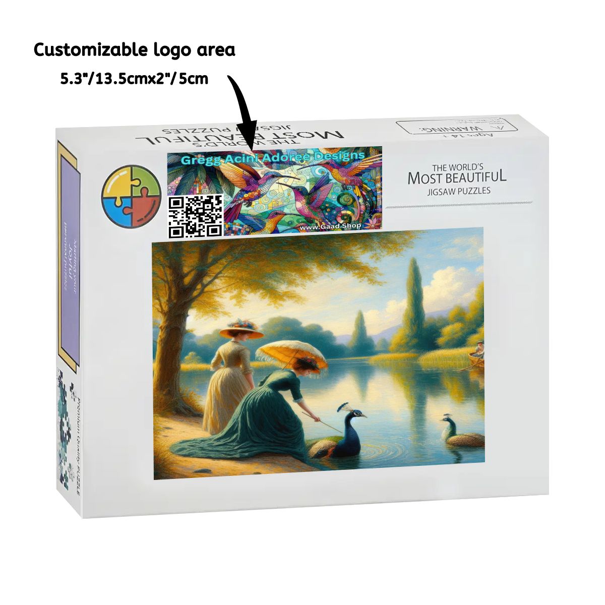 Wooden Jigsaw Puzzles 1000 pcs - Gregg Acini Adoree Designs - Jigsaw Puzzle