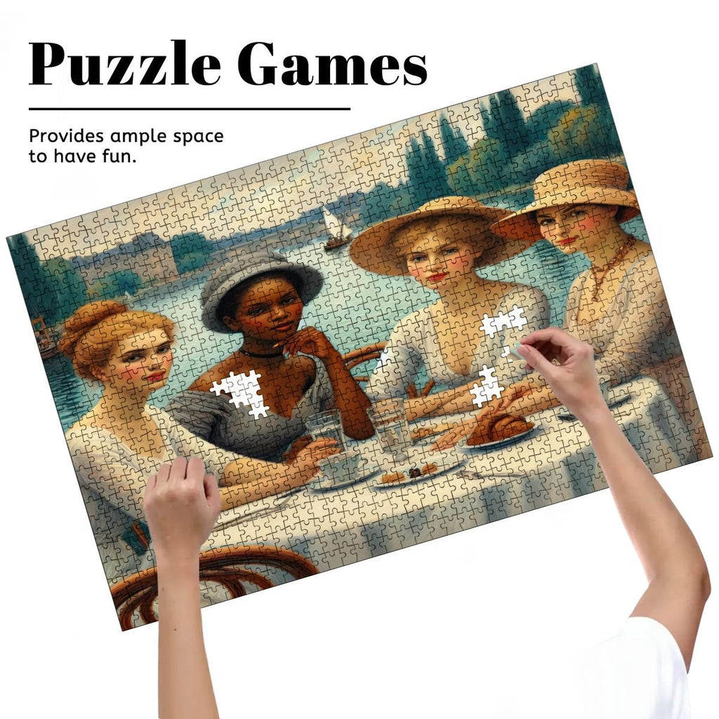 Wooden Jigsaw Puzzles 1000 pcs - Gregg Acini Adoree Designs - Jigsaw Puzzle