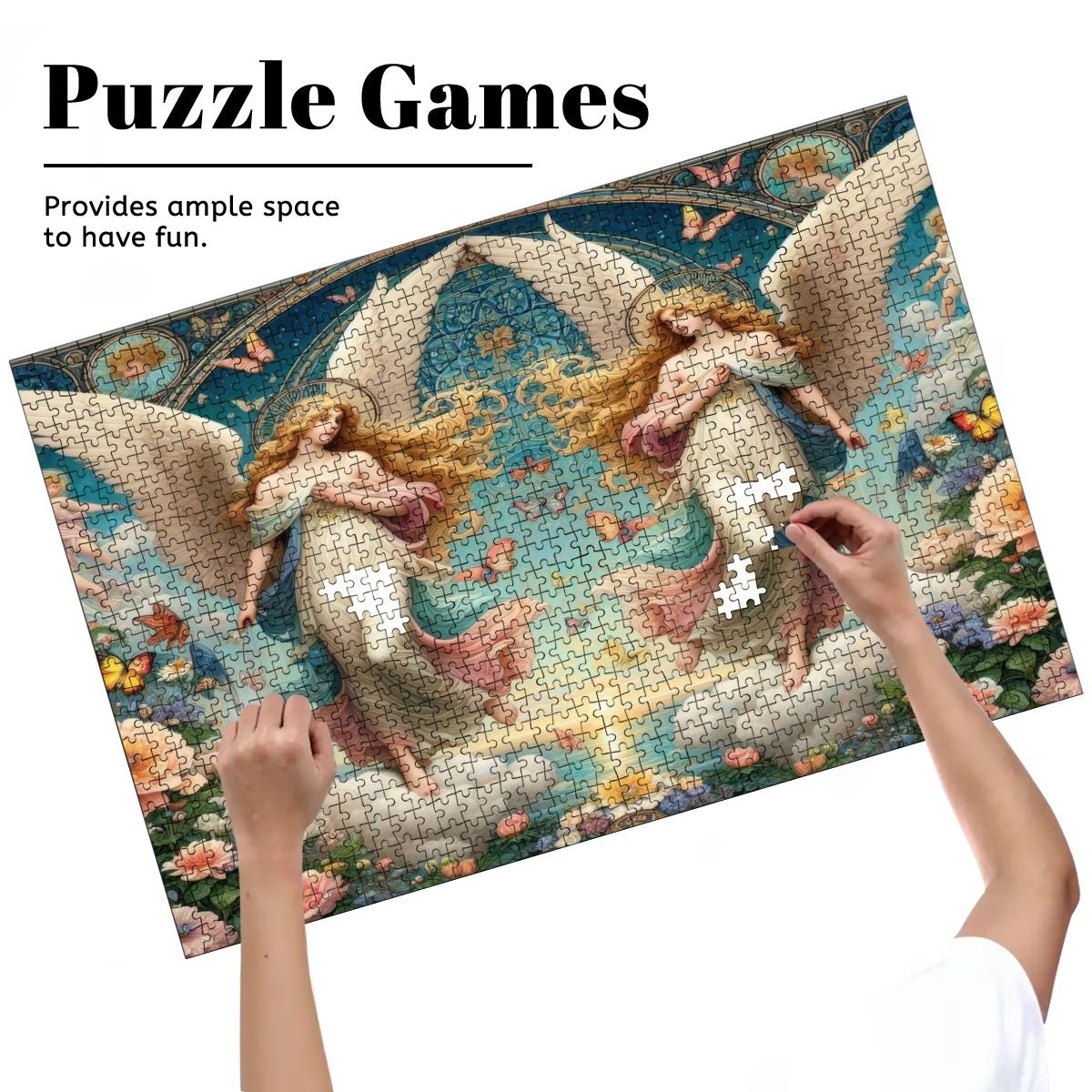 Wooden Jigsaw Puzzles 1000 pcs - Gregg Acini Adoree Designs - Jigsaw Puzzle