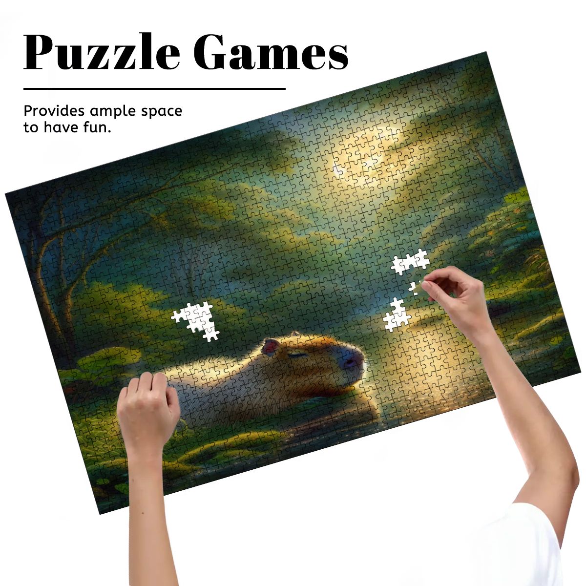Wooden Jigsaw Puzzles 1000 pcs - Gregg Acini Adoree Designs - Jigsaw Puzzle