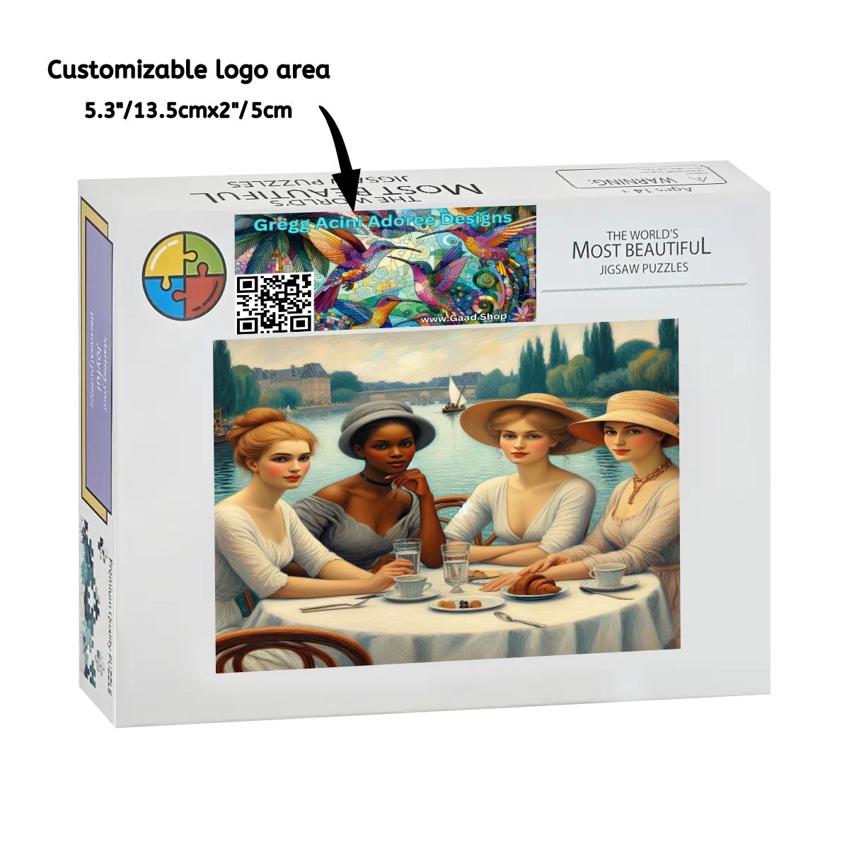 Wooden Jigsaw Puzzles 1000 pcs - Gregg Acini Adoree Designs - Jigsaw Puzzle