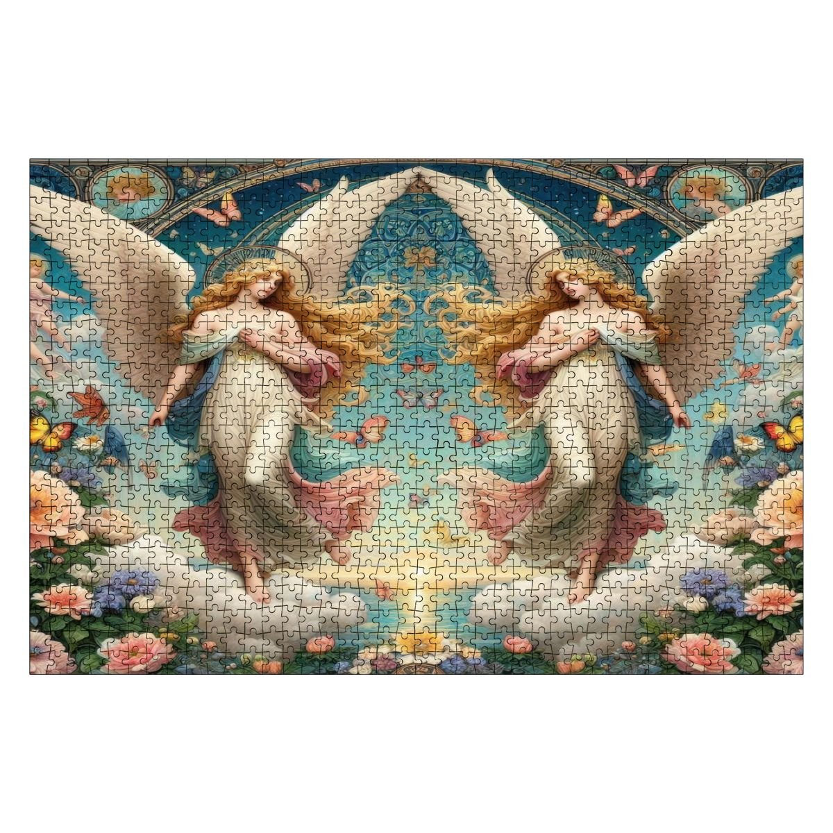 Wooden Jigsaw Puzzles 1000 pcs - Gregg Acini Adoree Designs - Jigsaw Puzzle