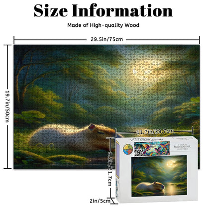 Wooden Jigsaw Puzzles 1000 pcs - Gregg Acini Adoree Designs - Jigsaw Puzzle