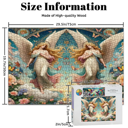 Wooden Jigsaw Puzzles 1000 pcs - Gregg Acini Adoree Designs - Jigsaw Puzzle