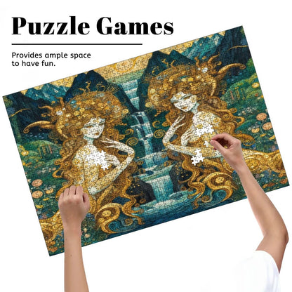 Wooden Jigsaw Puzzles 1000 pcs (Horizontal) - Gregg Acini Adoree Designs - Jigsaw Puzzle