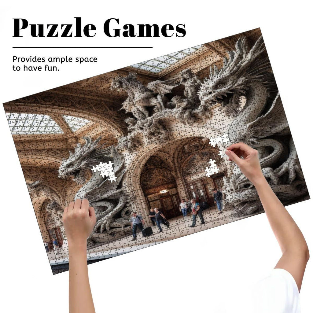 Wooden Jigsaw Puzzles 1000 pcs (Horizontal) - Gregg Acini Adoree Designs - Jigsaw Puzzle