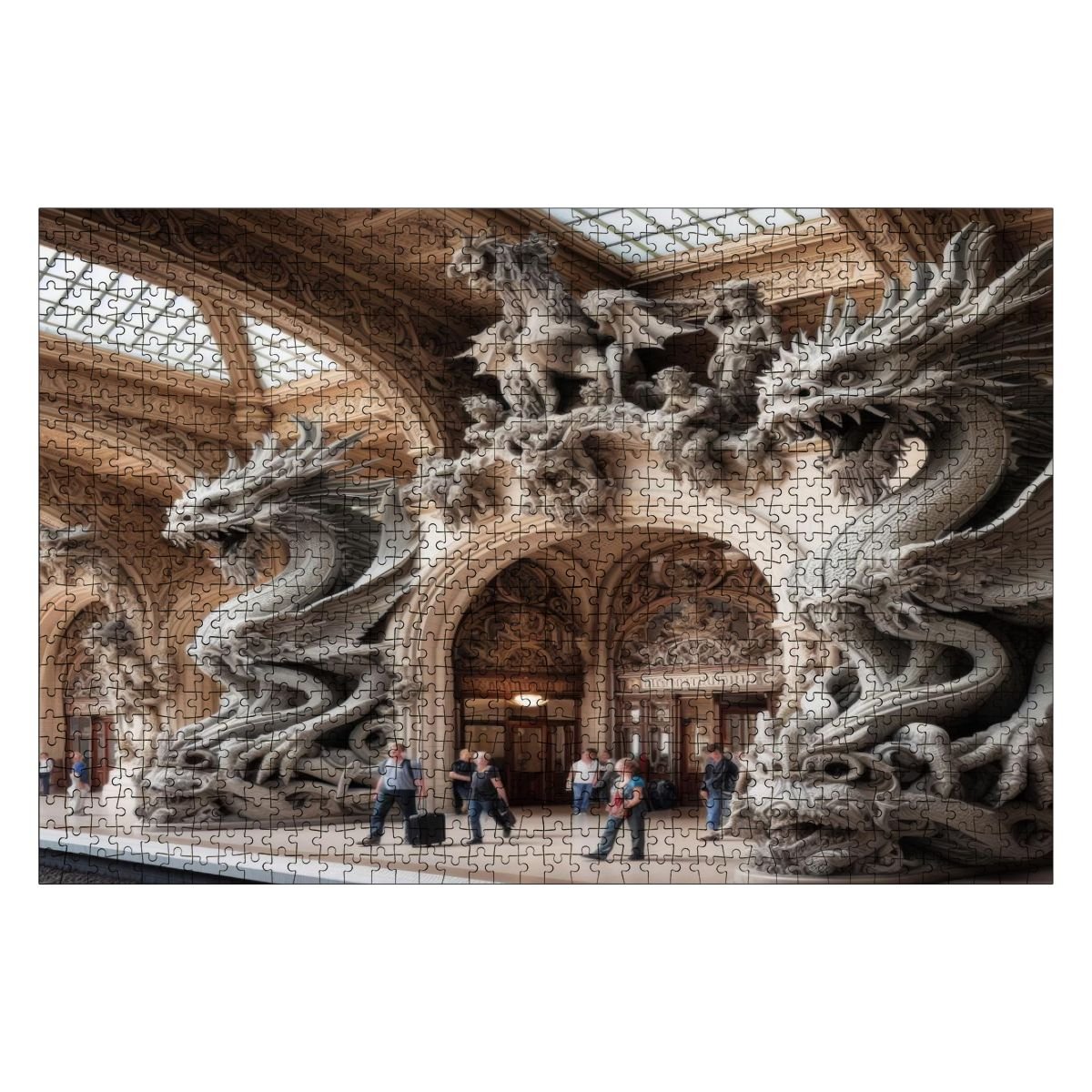 Wooden Jigsaw Puzzles 1000 pcs (Horizontal) - Gregg Acini Adoree Designs - Jigsaw Puzzle